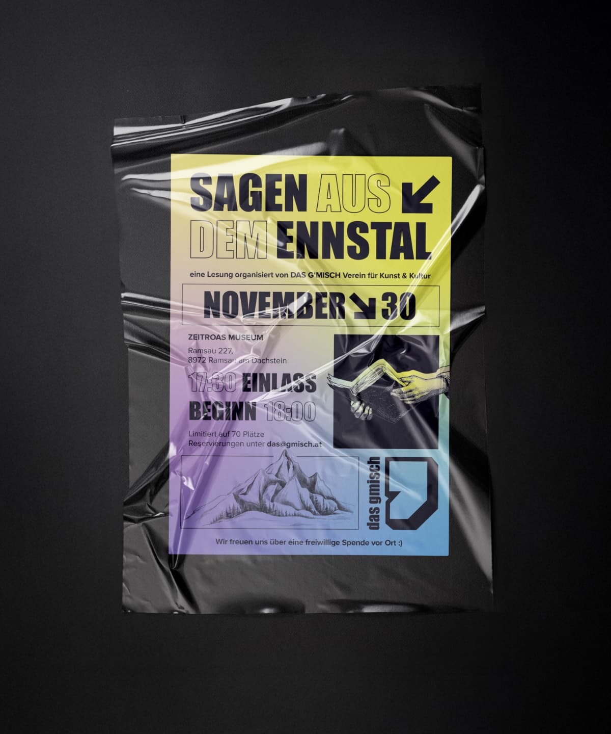 Foto von Flyer der Sagennacht vom das Gmisch